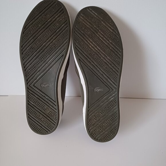 Lacoste Pull On Slip On Men’s Sneakers Army/Dark Green 9.5 - Picture 7 of 9